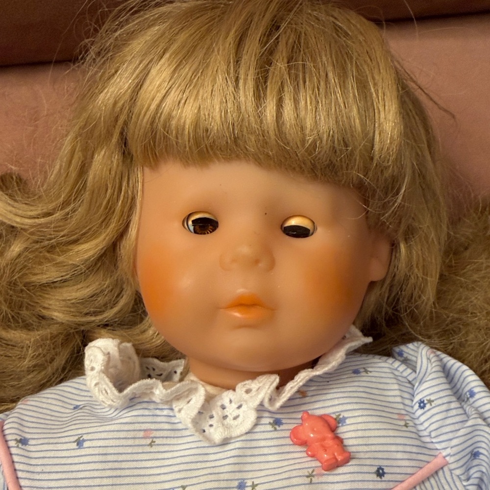 Corolle doll blonde hair brown eyes vintage - Picture 3 of 6